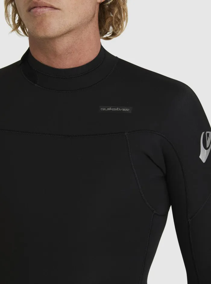 Men Quiksilver Wetsuits 32 Everyday Sessions BackZip Wetsuit Black Men Quiksilver Wetsuits 32 Everyday Sessions BackZip Wetsuit Black