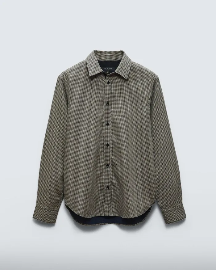 Men Rag and Bone Shirts Gus Double Gauze Shirt Navy Gingham Men Rag and Bone Shirts Gus Double Gauze Shirt Navy Gingham