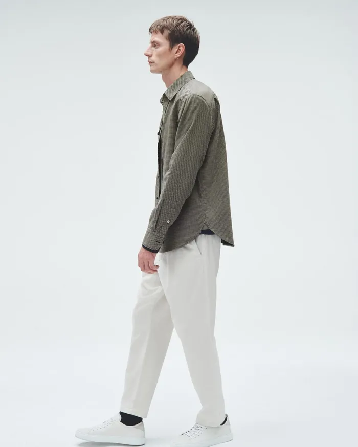 Men Rag and Bone Shirts Gus Double Gauze Shirt Navy Gingham Men Rag and Bone Shirts Gus Double Gauze Shirt Navy Gingham