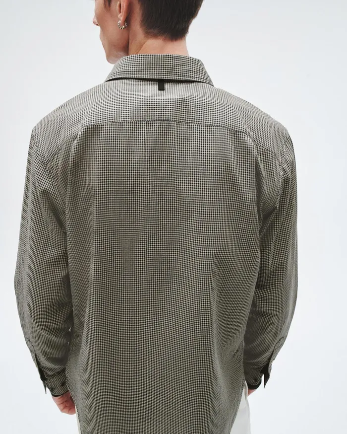 Men Rag and Bone Shirts Gus Double Gauze Shirt Navy Gingham Men Rag and Bone Shirts Gus Double Gauze Shirt Navy Gingham