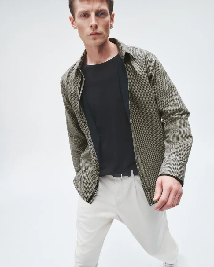 Men Rag and Bone Shirts Gus Double Gauze Shirt Navy Gingham Men Rag and Bone Shirts Gus Double Gauze Shirt Navy Gingham