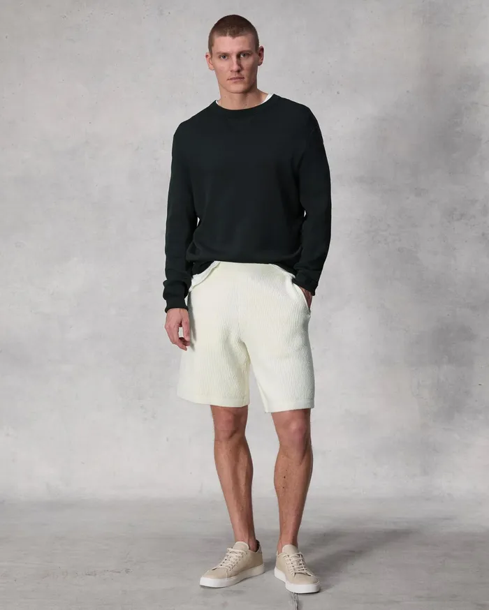 Men Rag and Bone Shorts Axel Zuma Toweling Short Ivory