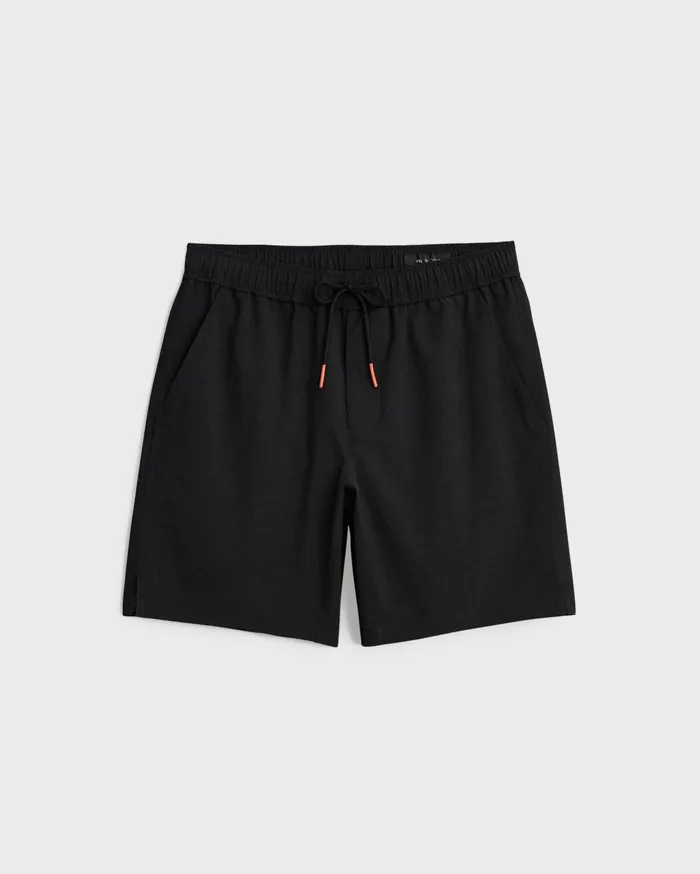 Men Rag and Bone Shorts Pursuit Active Short Black Men Rag and Bone Shorts Pursuit Active Short Black