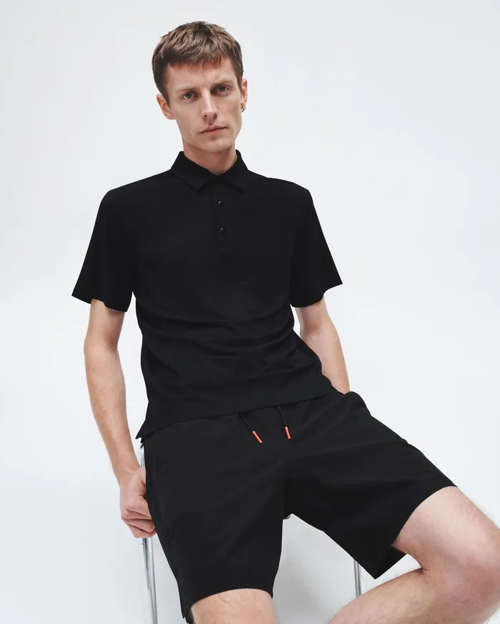 Men Rag and Bone Shorts Pursuit Active Short Black Men Rag and Bone Shorts Pursuit Active Short Black