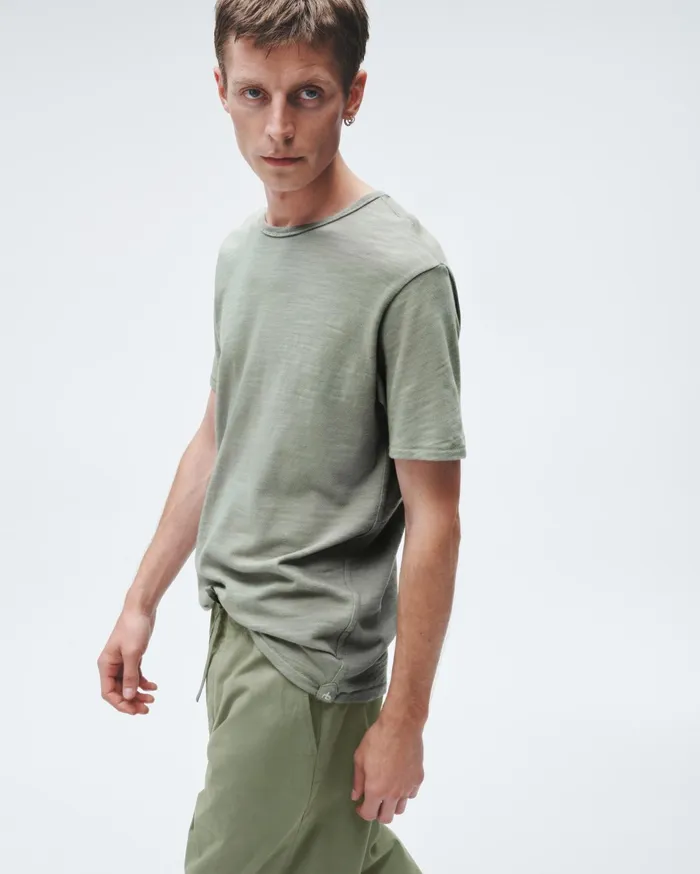 Men Rag and Bone TShirts Classic Flame Tee Dark Mint Men Rag and Bone TShirts Classic Flame Tee Dark Mint
