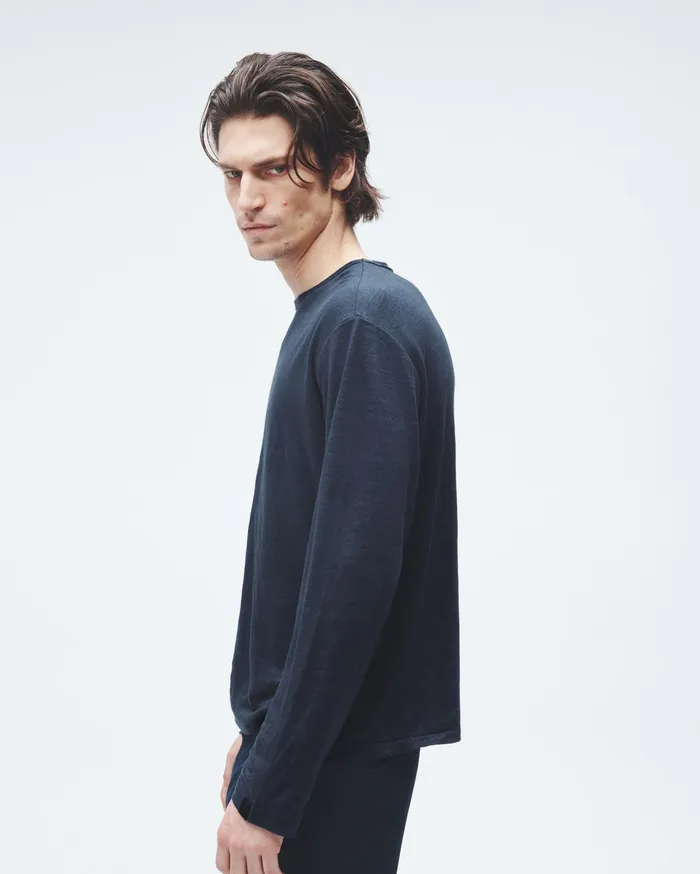 Men Rag and Bone TShirts Kerwin Long Sleeve Tee Salute Men Rag and Bone TShirts Kerwin Long Sleeve Tee Salute