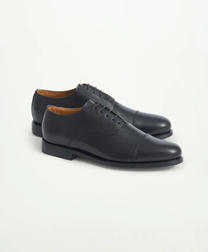 Men Rancourt Oxford Black Brooks Brothers Shoes