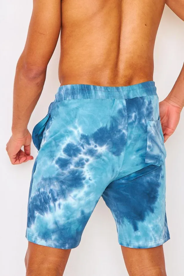 Men Short In Blue Tie And Dye Project X 8211 2140001 Brentiny Paris Shorts