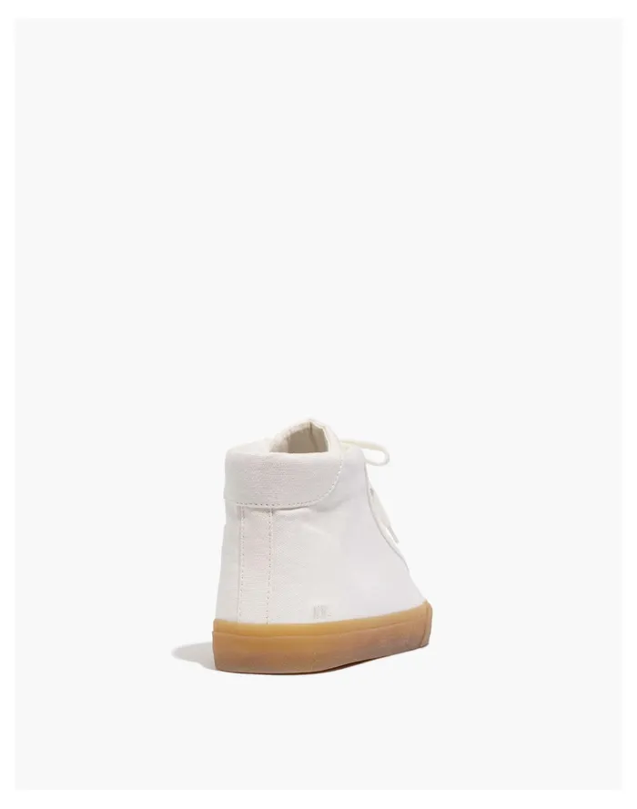 Men Sidewalk High Top Sneakers In Recycled Canvas Pale Parchment Madewell Sneakers Men Sidewalk High Top Sneakers In Recycled Canvas Pale Parchment Madewell Sneakers