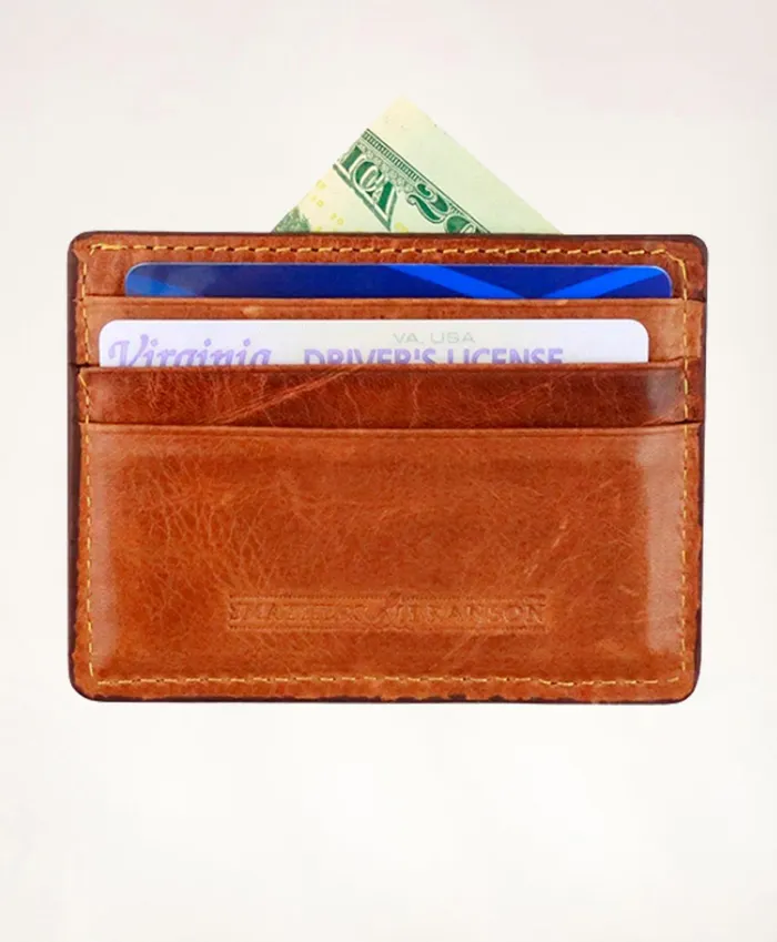 Men Smathers and Branson Cotton Needlepoint Card Case Multi Brooks Brothers Bags and Leather Goods