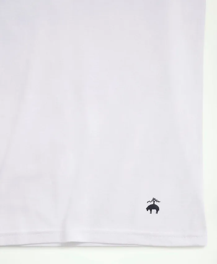 Men Supima Cotton Crewneck 3 Pack TShirts White Brooks Brothers Underwear