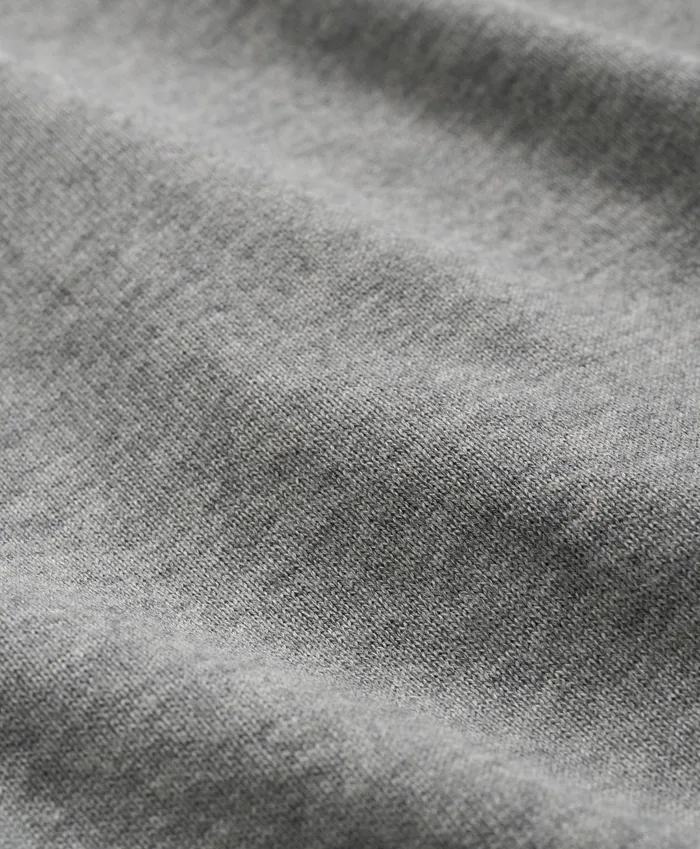 Men Supima Cotton HalfZip Sweater Medium Grey Heather Brooks Brothers Sweaters