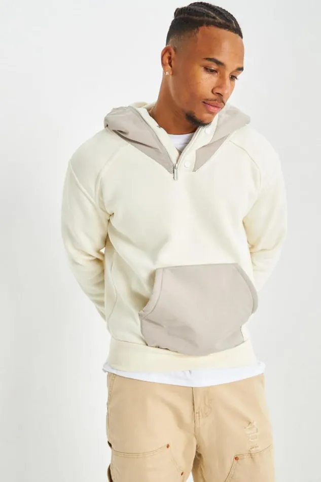 Men Sweat Bicolor Beige Et Gris Capuche Beige Brentiny Paris Sweatshirts and Pullovers Men Sweat Bicolor Beige Et Gris Capuche Beige Brentiny Paris Sweatshirts and Pullovers