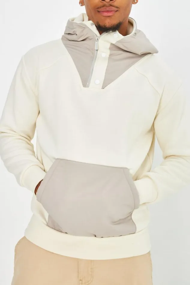 Men Sweat Bicolor Beige Et Gris Capuche Beige Brentiny Paris Sweatshirts and Pullovers Men Sweat Bicolor Beige Et Gris Capuche Beige Brentiny Paris Sweatshirts and Pullovers