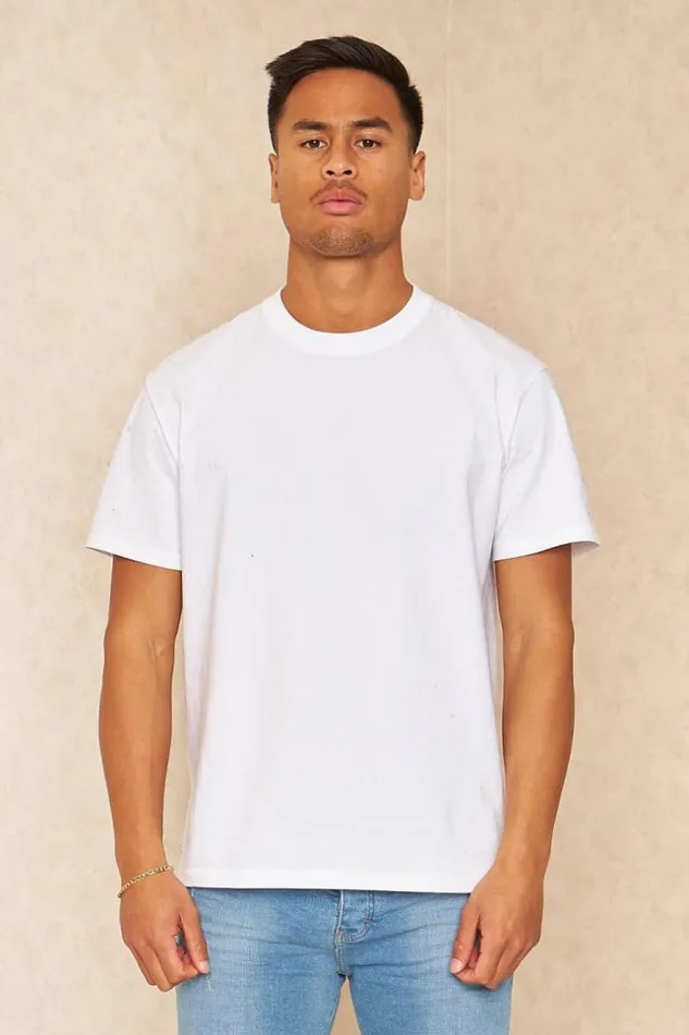 Men TShirt Basique Manches Courtes Blanc White Brentiny Paris TShirts