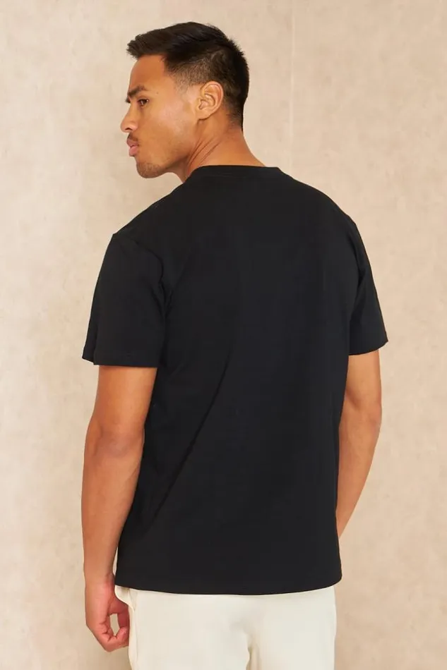 Men TShirt Basique Manches Courtes Noir Black Brentiny Paris TShirts