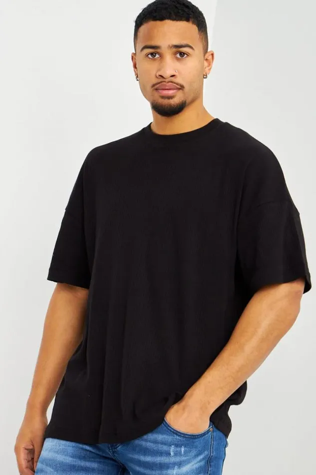 Men TShirt Ctel Oversize Noir Black Brentiny Paris TShirts
