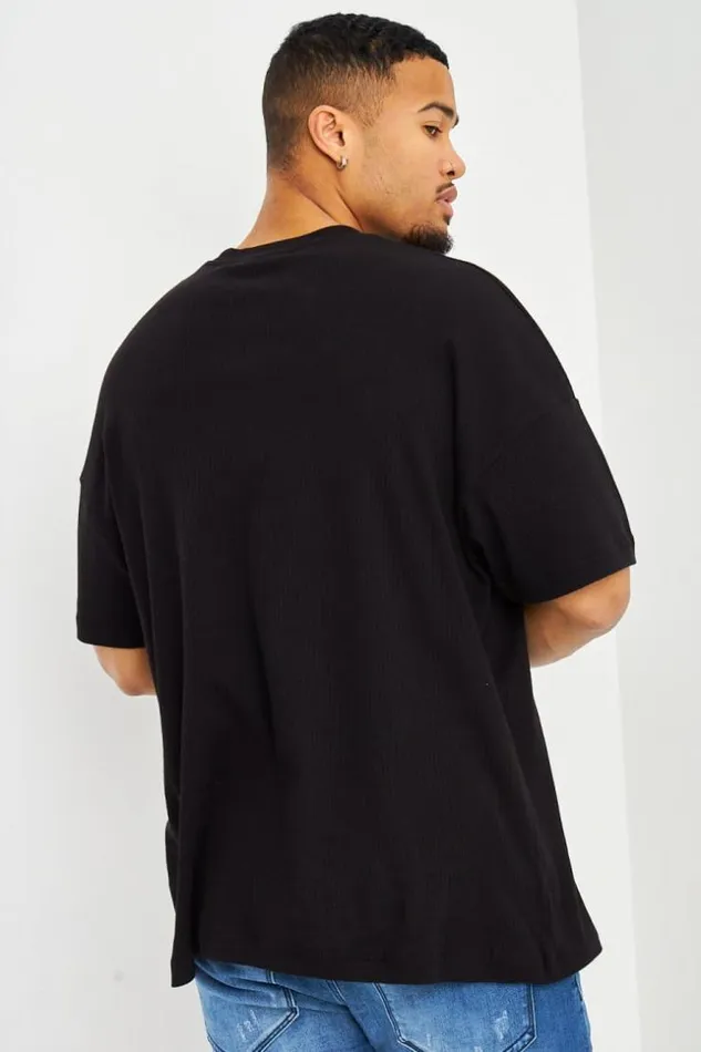 Men TShirt Ctel Oversize Noir Black Brentiny Paris TShirts