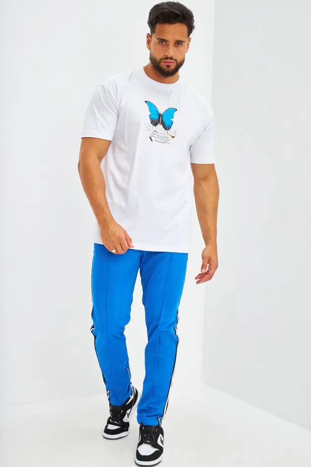 Men TShirt Oversize Floqu Suicide Blanc White Brentiny Paris TShirts