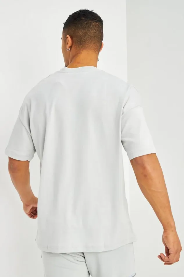 Men TShirt Oversize Gris Clair Grey Brentiny Paris TShirts