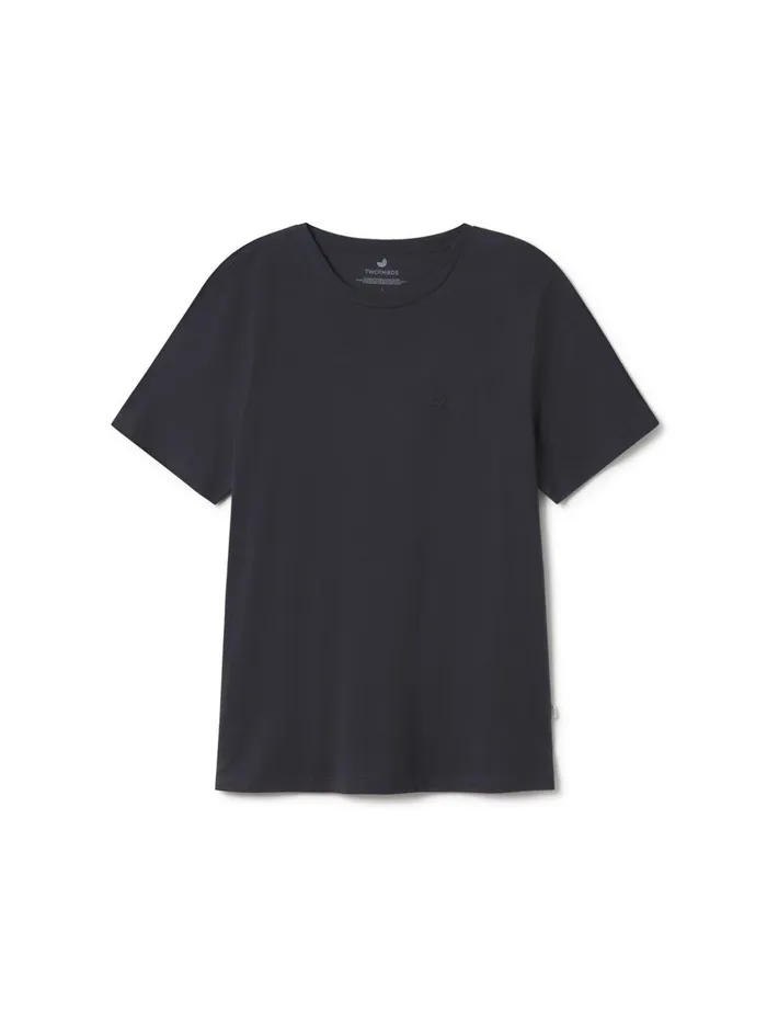 Men The Organic Cotton Tee 8211 Dark Navy TWOTHIRDS TShirts