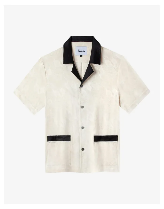 Men Tombolo Black Tie Optional Cabana Cream Madewell Shirts