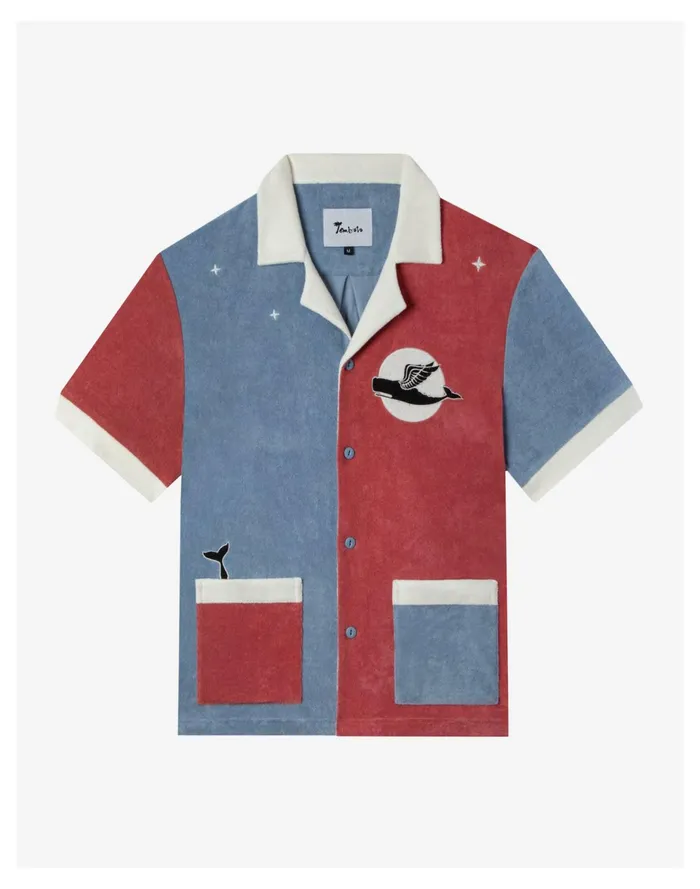 Men Tombolo Whale Moon Rising Cabana Multicolor Madewell Shirts