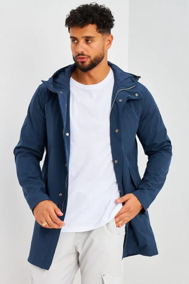 Men Veste MiLongue Bleu Marine Capuche Blue Brentiny Paris Parkas And Down Jackets Men Veste MiLongue Bleu Marine Capuche Blue Brentiny Paris Parkas And Down Jackets