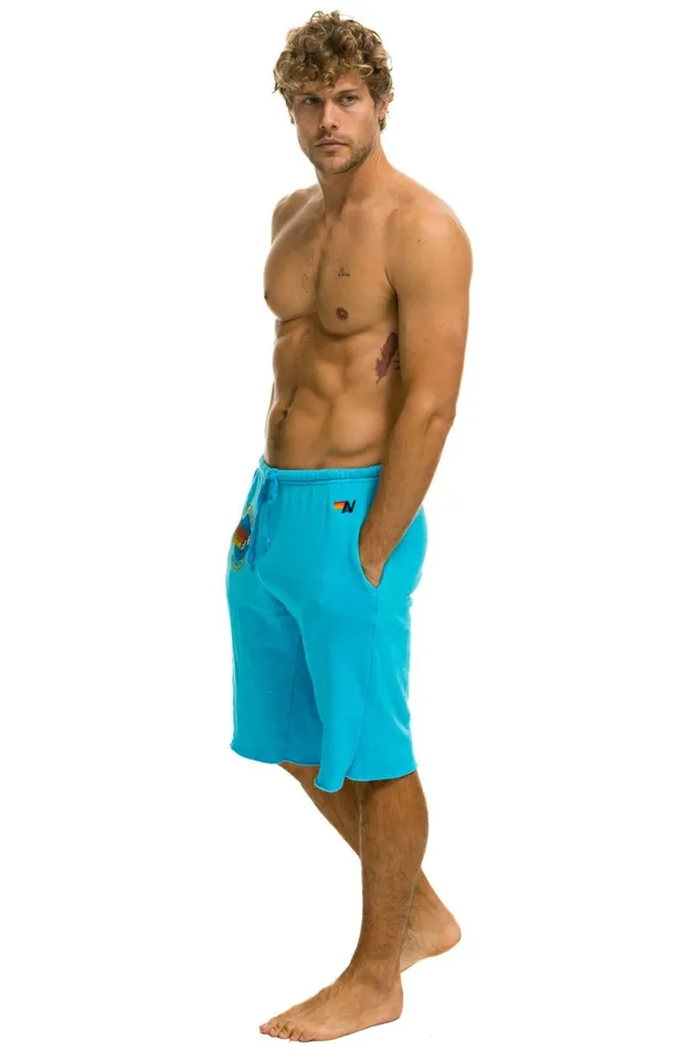 MenWomen AVIATOR NATION LAS VEGAS SWEAT SHORTS 8211 NEON BLUE Aviator Nation MenWomen AVIATOR NATION LAS VEGAS SWEAT SHORTS 8211 NEON BLUE Aviator Nation