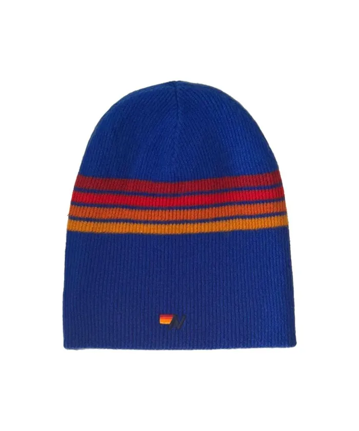MenWomen CASHMERE RAINBOW 4 STRIPE BEANIE 8211 LAPIS Aviator Nation MenWomen CASHMERE RAINBOW 4 STRIPE BEANIE 8211 LAPIS Aviator Nation