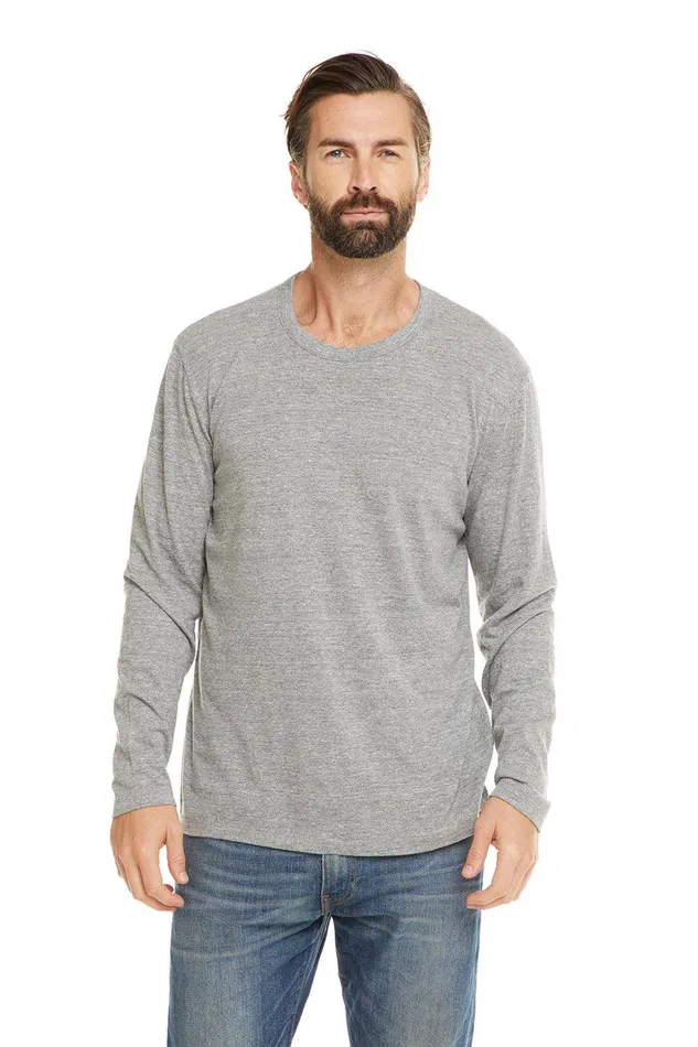 Mens TRIBLEND JERSEY LS CREW Tops Chaser Brand