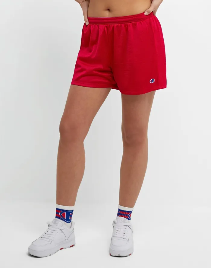 Mesh Shorts 4034 Sideline Red Women Champion Shorts