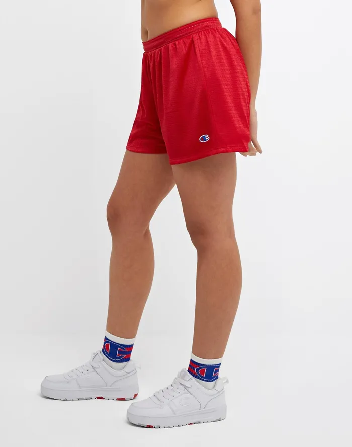 Mesh Shorts 4034 Sideline Red Women Champion Shorts