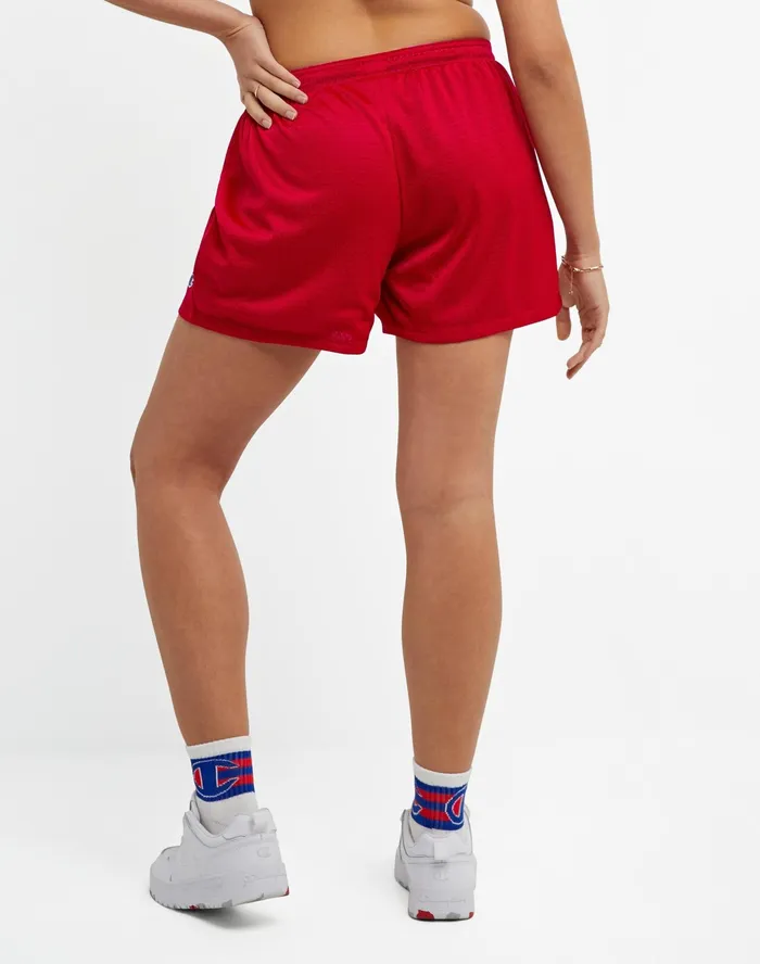 Mesh Shorts 4034 Sideline Red Women Champion Shorts