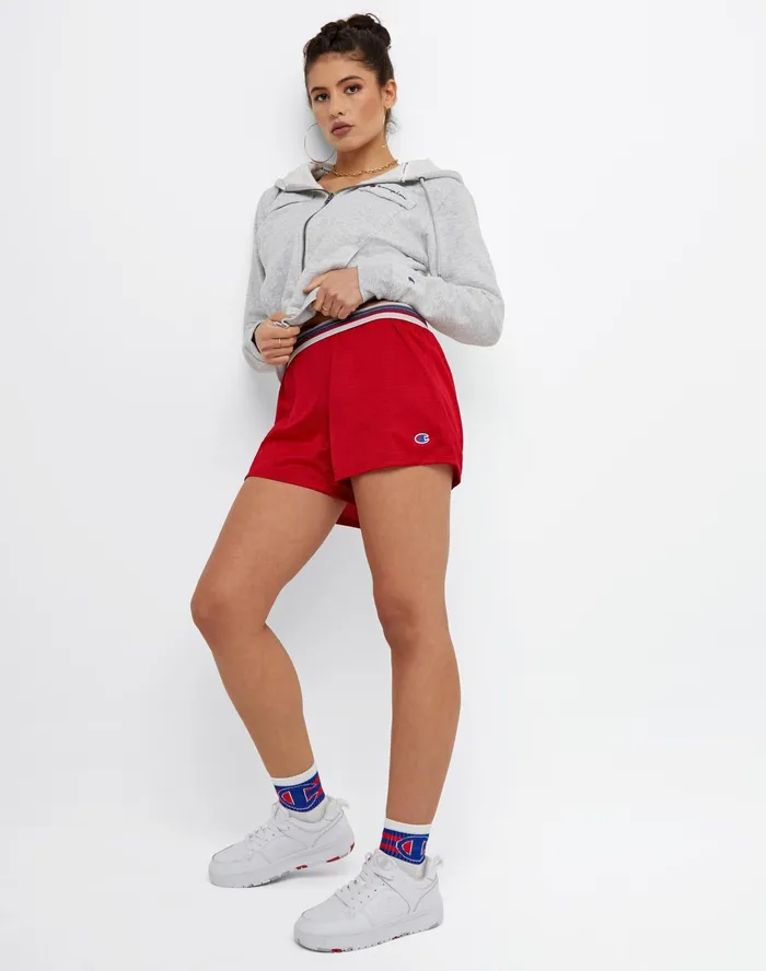 Mesh Shorts 4034 Sideline Red Women Champion Shorts