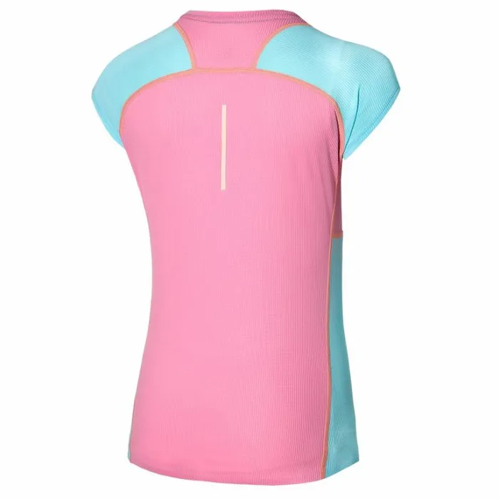 Mizuno Aero Tee Lilac Chiffon Women Tops Mizuno Aero Tee Lilac Chiffon Women Tops