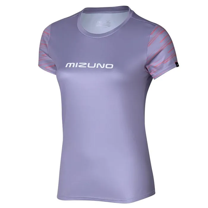 Mizuno Athletics Graphic Tee Wisteria Women Tops