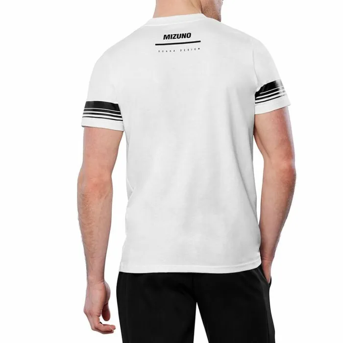 Mizuno Athletics Mizuno Tee Whiteblack Men Athleticwear Mizuno Athletics Mizuno Tee Whiteblack Men Athleticwear