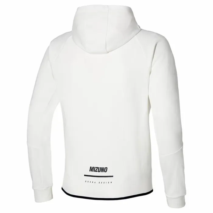 Mizuno Athletics RB Sweat Jacket White Men Athleticwear Mizuno Athletics RB Sweat Jacket White Men Athleticwear