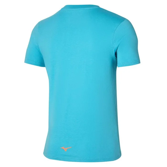 Mizuno Athletics RB Tee Maui Blue Men Athleticwear Mizuno Athletics RB Tee Maui Blue Men Athleticwear