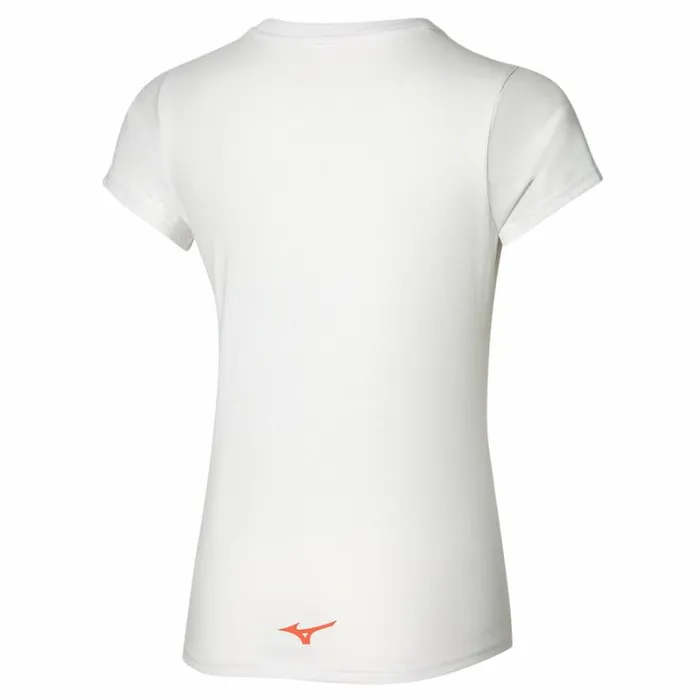 Mizuno Athletics RB Tee White Women Athleticwear Mizuno Athletics RB Tee White Women Athleticwear