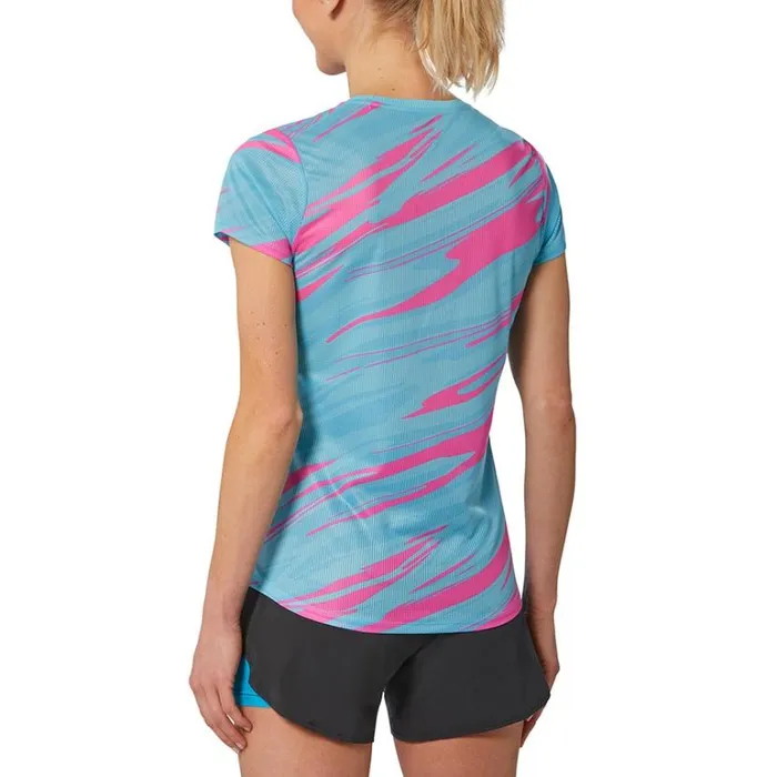 Mizuno DryAeroFlow Graphic Tee Antigua Sand Women Tops Mizuno DryAeroFlow Graphic Tee Antigua Sand Women Tops