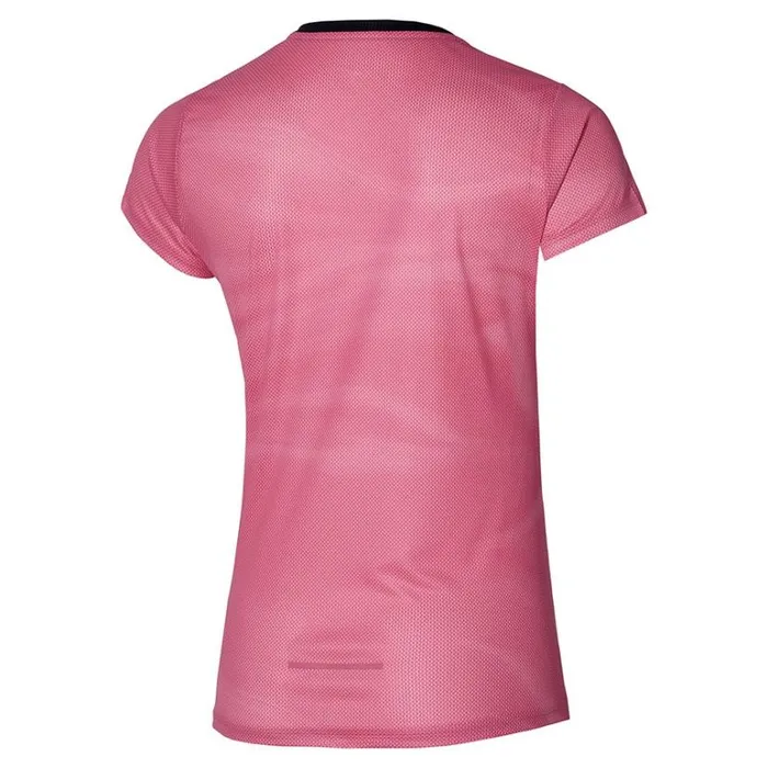 Mizuno Premium Aero Tee Sangria Sunset Women Tops Mizuno Premium Aero Tee Sangria Sunset Women Tops