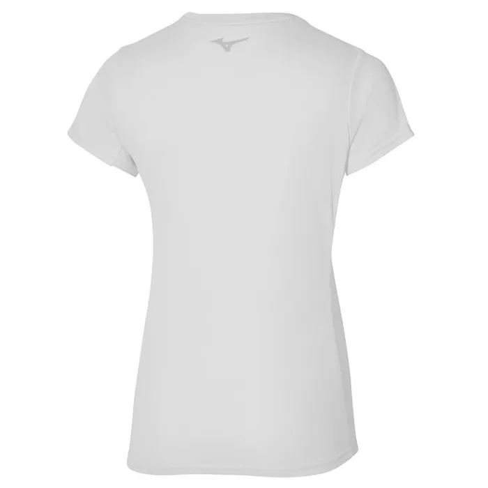 Mizuno Two Loops 8 Tee Undyed White Women Tops Mizuno Two Loops 8 Tee Undyed White Women Tops
