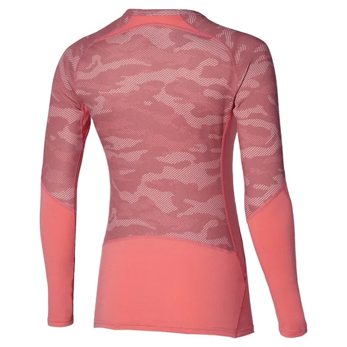 Mizuno Virtual Body G3 Crew Sugar Coral Women Tops Mizuno Virtual Body G3 Crew Sugar Coral Women Tops
