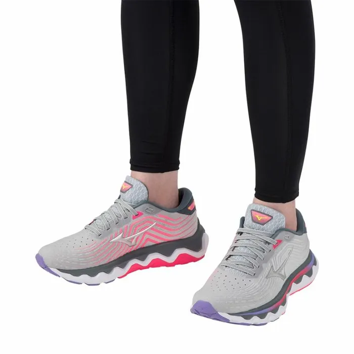 Mizuno WAVE HORIZON 6 Pearlbluslvrhivispink Women Running Mizuno WAVE HORIZON 6 Pearlbluslvrhivispink Women Running