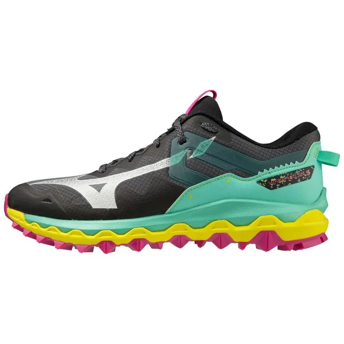 Mizuno WAVE MUJIN 9 Iron Gatenimbus Cloudbiscay Green Women Trail Running