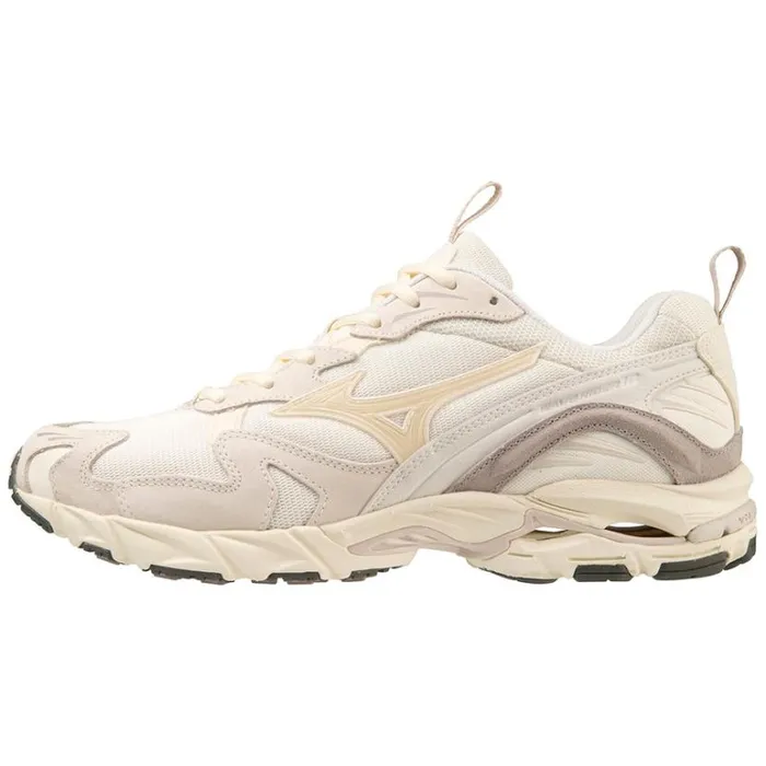 Mizuno WAVE RIDER 10 PREMIUM Snow Whitepristineopal Gray Women Sneakers