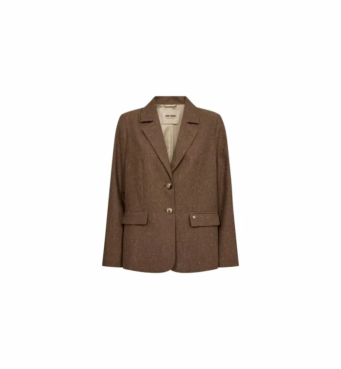 MOS MOSH Blazers Women MMEsther Zenia Blazer Rain Drum MOS MOSH Blazers Women MMEsther Zenia Blazer Rain Drum