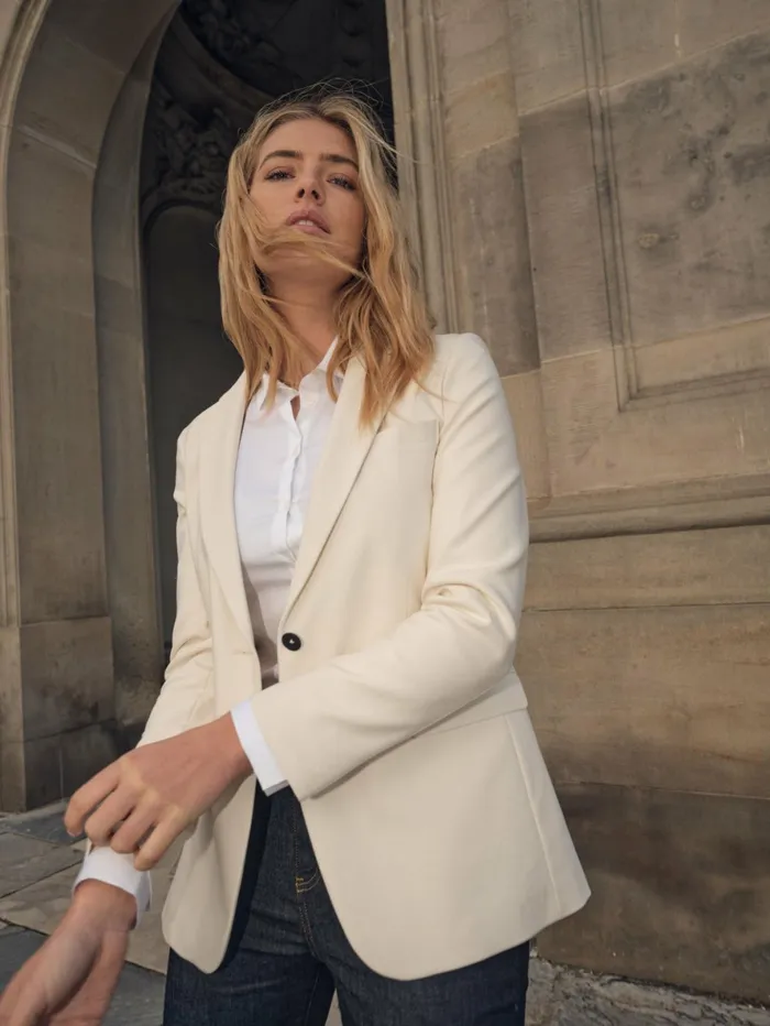 MOS MOSH Blazers Women MMMary Night Blazer Ecru